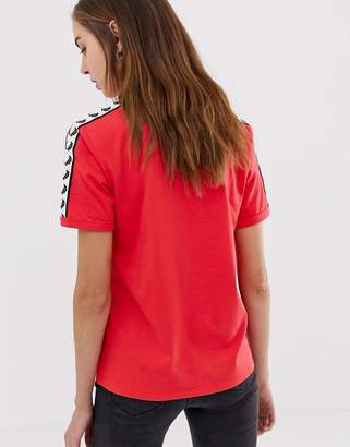 Fred Perry logo tape ringer t-shirt