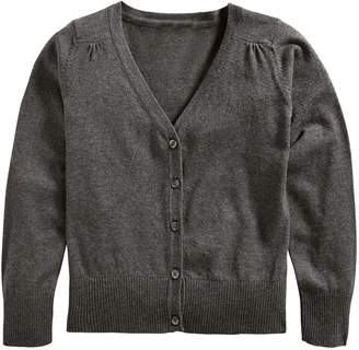 Hollywood Star Fashion Khanomak Kids Girls V Neck Cardigan Sweater (Size 7/8, )