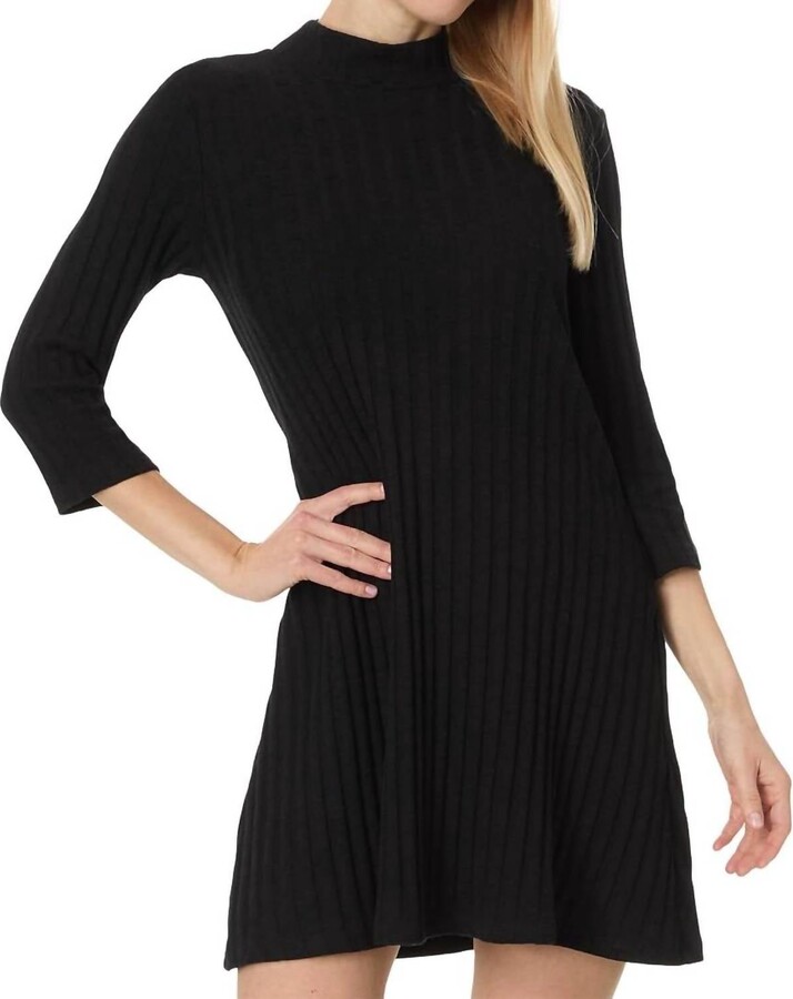 Michael Stars Mirabelle Elbow Sleeve Dress In Java