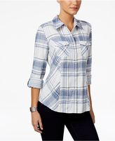 Thumbnail for your product : Style&Co. Style & Co Cotton Plaid Shirt, Only at Macy's