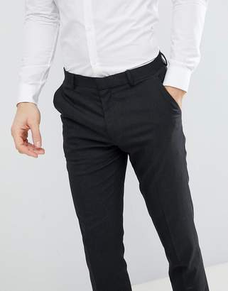 ASOS Design Slim Suit Trousers In Charcoal