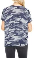 Thumbnail for your product : VC Two By Vince Camuto Camo-print Short-sleeve Sweater