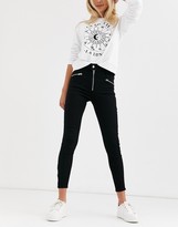 Thumbnail for your product : Levi's Moto zip detail ankle grazer skinny jeans