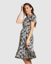 Thumbnail for your product : Soon Women's Black Midi Dresses - Elizabeth Midi Dress - Size One Size, M at The Iconic