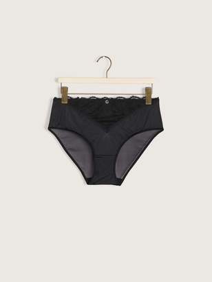 Ashley Graham - High Cut Brief Panty with Scalloped Lace