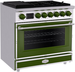 Akicon Freestanding Gas Cooktop Oven Combo, Features Sealed Burners, Rapid Convection Oven, Convertible Fuel (NG/LP), Durable Cast Iron Grating (AGSAG