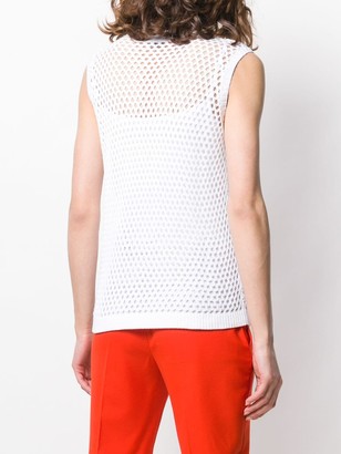 Ermanno Scervino Sheer Knitted Top