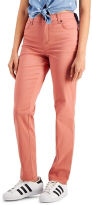 Style&Co. Style & Co Petite High Rise Natural Straight-Leg Jeans, Created for Macy's