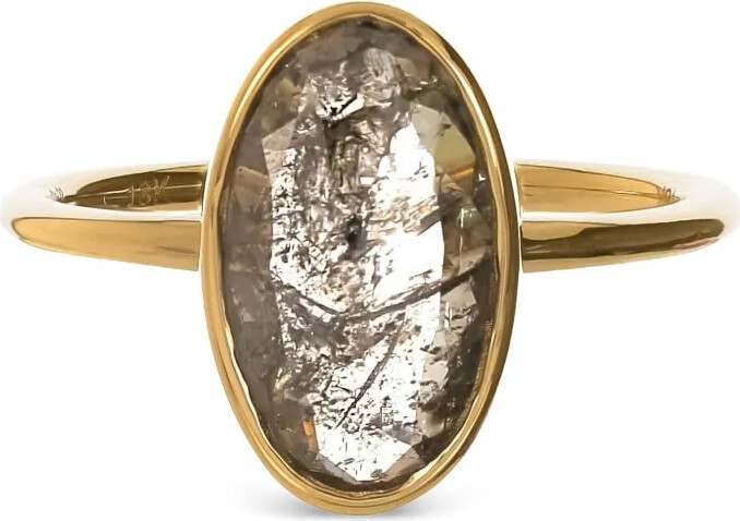 Nimo with Love 18K gold diamond Skinny ring