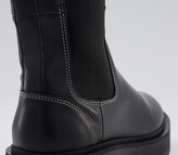 Thumbnail for your product : Office Kinley Feature Elastic Knee Boots Black Leather