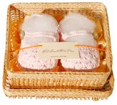 Thumbnail for your product : Loralin Design Pink Hand Crocheted Booties For Girls