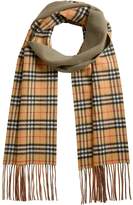 Thumbnail for your product : Burberry double faced check scarf