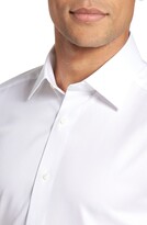 Thumbnail for your product : David Donahue Trim Fit Solid French Cuff Tuxedo Shirt