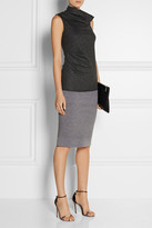 Thumbnail for your product : Helmut Lang Draped wool-jersey top