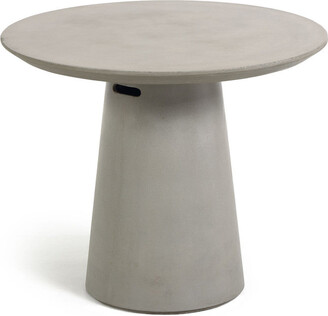 La Forma Australia Dorada Indoor/Outdoor Dining Table, 120cmDia x 4cmD x 74cmH / Cement