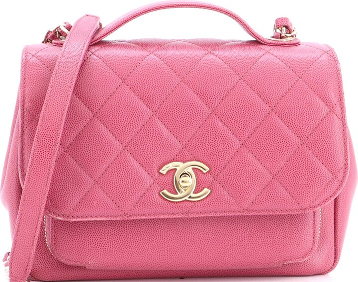 Chanel Business Affinity Flap Bag Quilted Caviar Small