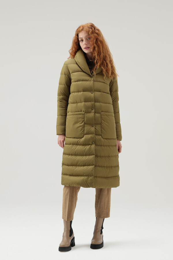 Shawl Collar Down Coat | Shop The Largest Collection | ShopStyle