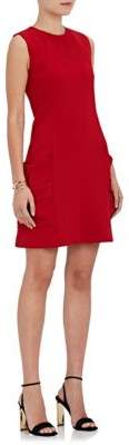 Victoria Beckham Women's Crepe Shift Minidress-Red