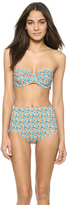 Thumbnail for your product : Marc by Marc Jacobs Mini Jerrie Rose High Waisted Bikini Bottom