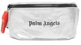 Thumbnail for your product : Palm Angels Logo-print Reflective Belt Bag - Mens - Silver