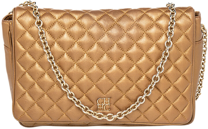 Carolina Herrera Leather Crossbody Bag