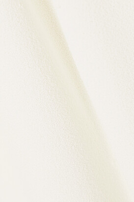 Victoria Beckham Chain-embellished Crepe Dress - White