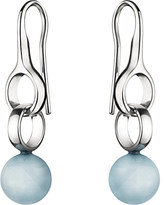 Thumbnail for your product : Georg Jensen Sphere sterling silver aquamarine earrings