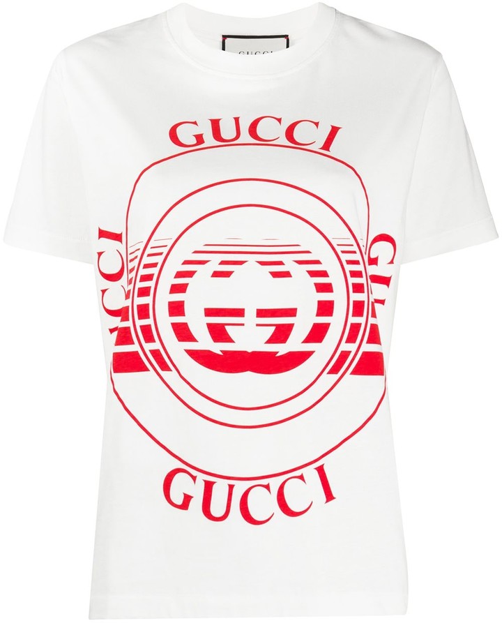 Gucci logo-print T-shirt - ShopStyle