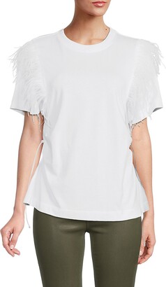 Tanya Taylor Lydia Feather Top