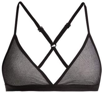 Onia Skin Tulle Soft Cup Bra - Womens - Black