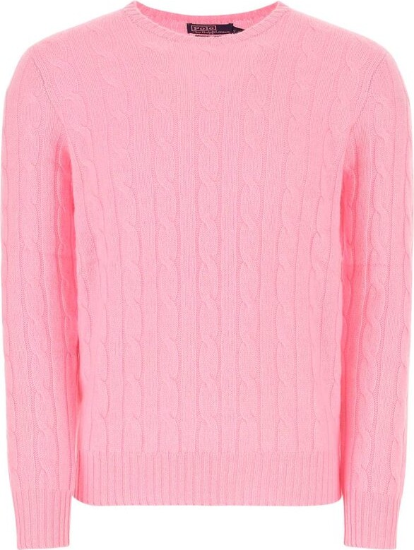 mens pink sweater