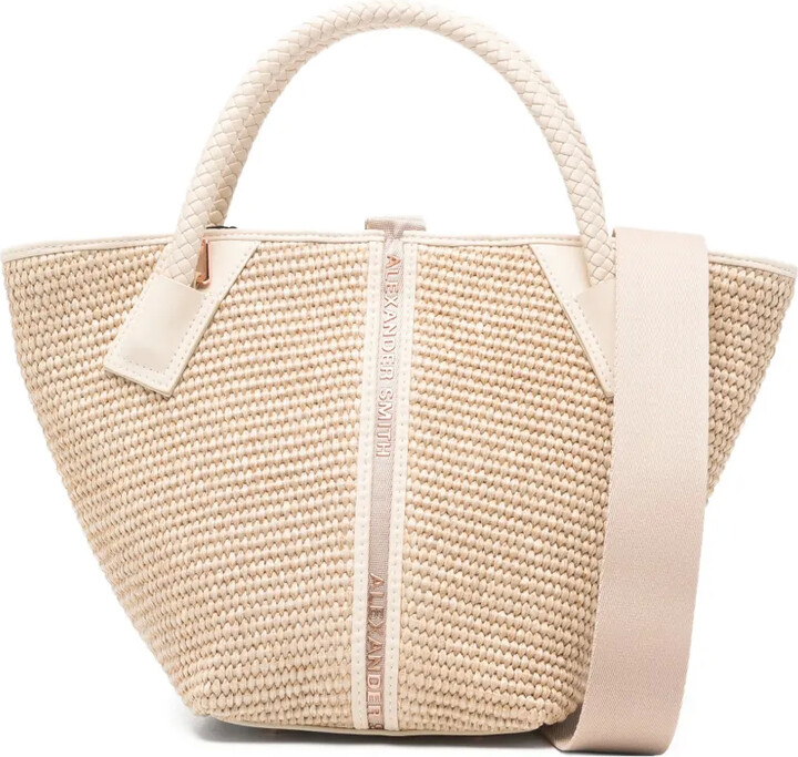 Alexander Smith small Lauren woven tote bag