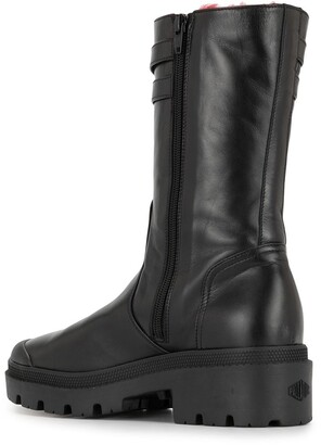 Madison.Maison Shearling-Lined Mid-Calf Boots