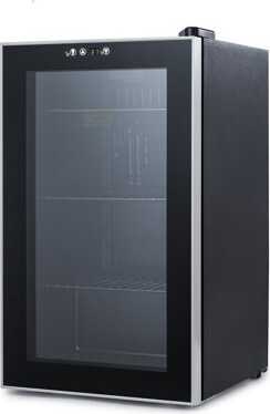 Black & Decker BDB Series BLACK+DECKER 2.4 Cu. Ft. Beverage Cooler, Beverage Fridge with 76-Can Capacity