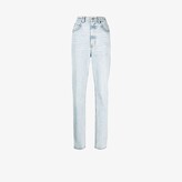 Thumbnail for your product : Alexander Wang Blue Tuxedo Side Stripe High Waist Jeans