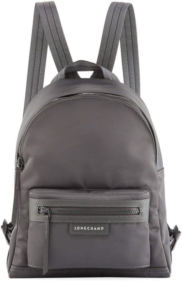 longchamp backpack grey