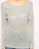 Thumbnail for your product : ASOS Jumper with Scoop Back