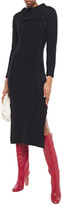 Thumbnail for your product : Each X Other Convertible Cable-knit Merino Wool Midi Dress