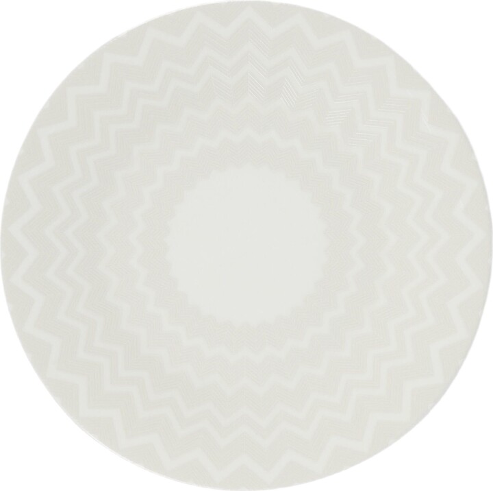 Missoni Home Zigzag White Charger Plate