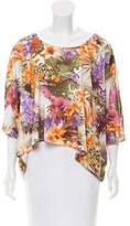 Thumbnail for your product : Torn By Ronny Kobo Floral Print Dolman Sleeve Top