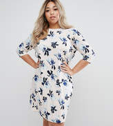 Thumbnail for your product : Junarose Floral Print Shift Dress
