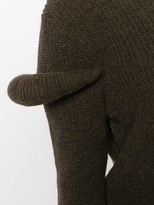 Thumbnail for your product : J.W.Anderson Ribbed Hooded Jumper