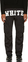 Thumbnail for your product : Off-White Black Logo Print Military Cargo Pants