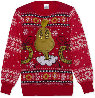 Hybrid Dr. Seuss Grinch Men Holiday Sweater