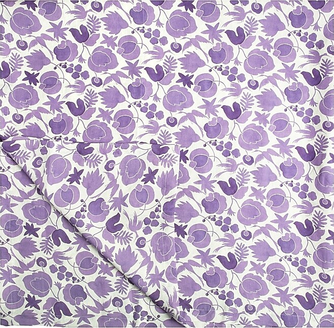 Medium Tablecloth (71'' x 110'') - Wildbird Viola Purple