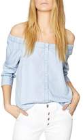 Thumbnail for your product : Sanctuary Off the Shoulder Chambray Top