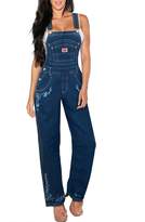 Thumbnail for your product : Revolt Women's Plus Size Denim Jean Blue Overalls PVJ61X Dark WASH