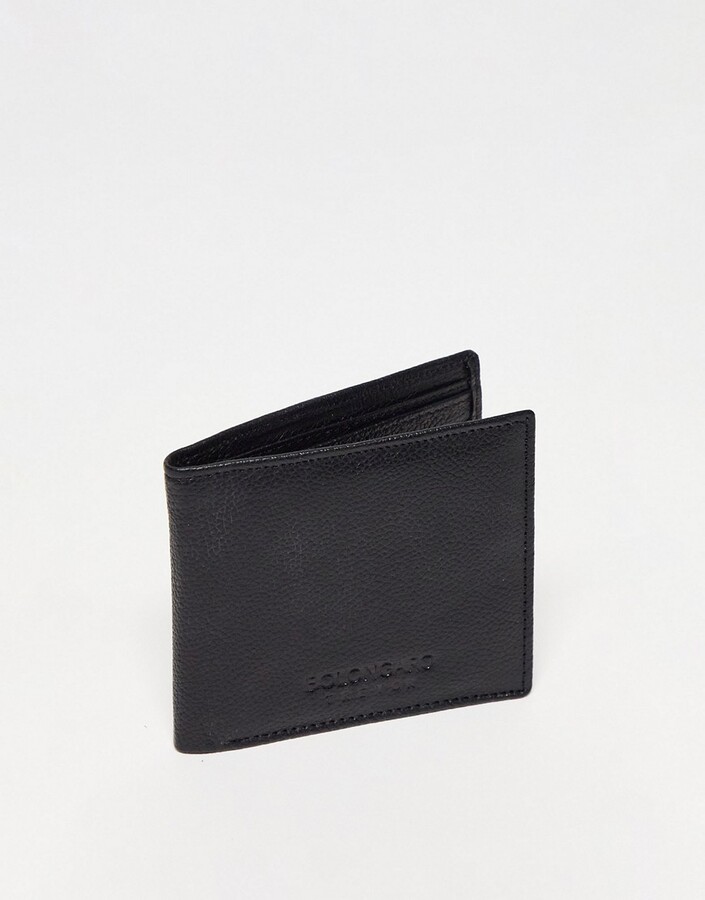 Bolongaro Trevor leather bifold wallet in black - ShopStyle