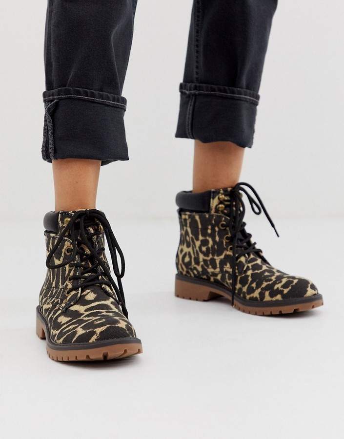 aldo leopard print boots