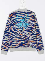 Thumbnail for your product : Kenzo Kids tiger print bomber jacket